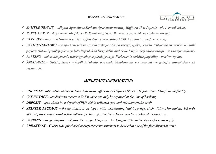 Sanhaus - Playa 2 - Przy Samej Plazy Sopot